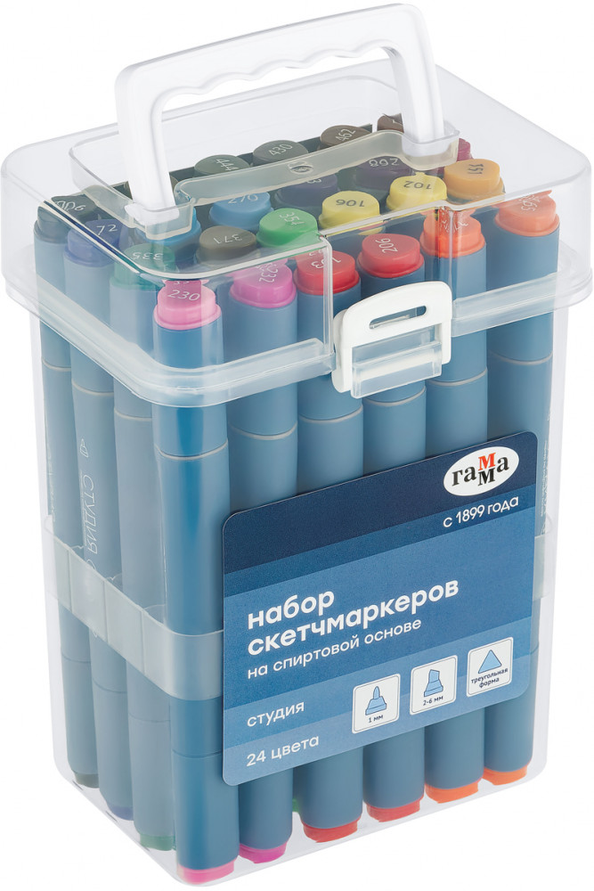 Набор двусторонних маркеров для скетчинга | Студия | Гамма