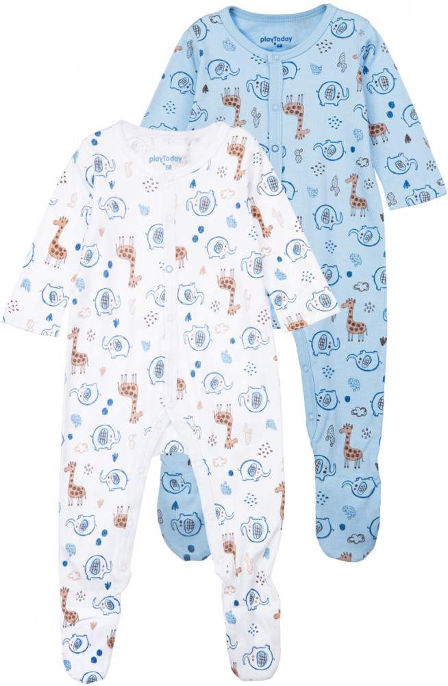 Комплект комбинезонов для мальчиков | Cute elephants | PlayToday