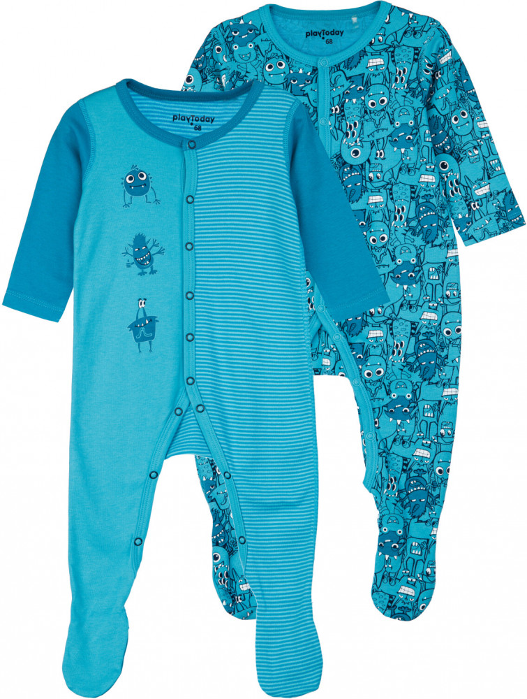 Комплект комбинезонов для мальчиков | Funny Monsters | PlayToday
