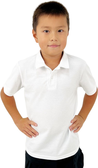 Школьная рубашка поло с коротким рукавом детская | Roka