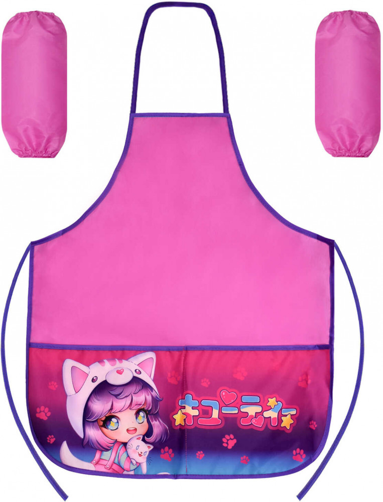 Фартук с нарукавниками для уроков труда и рисования «Чиби» | Игрушки | Феникс +