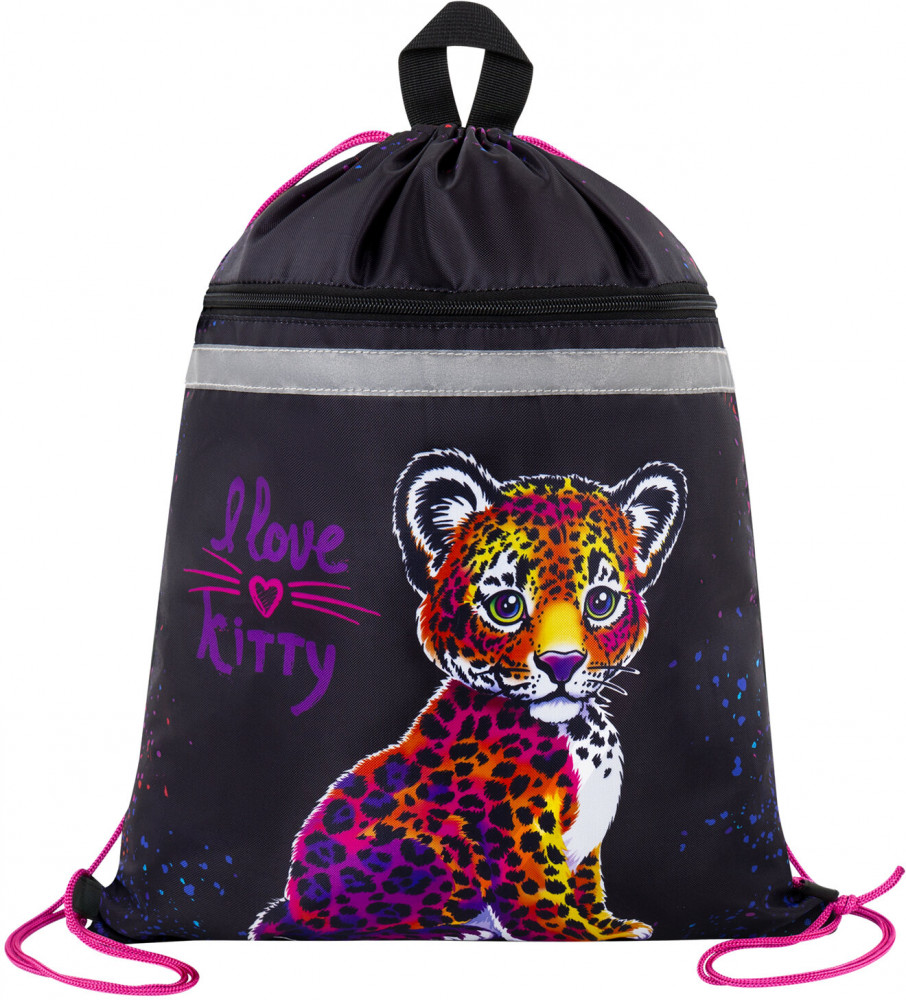 Мешок для обуви «Leopard» | Reflective | Brauberg