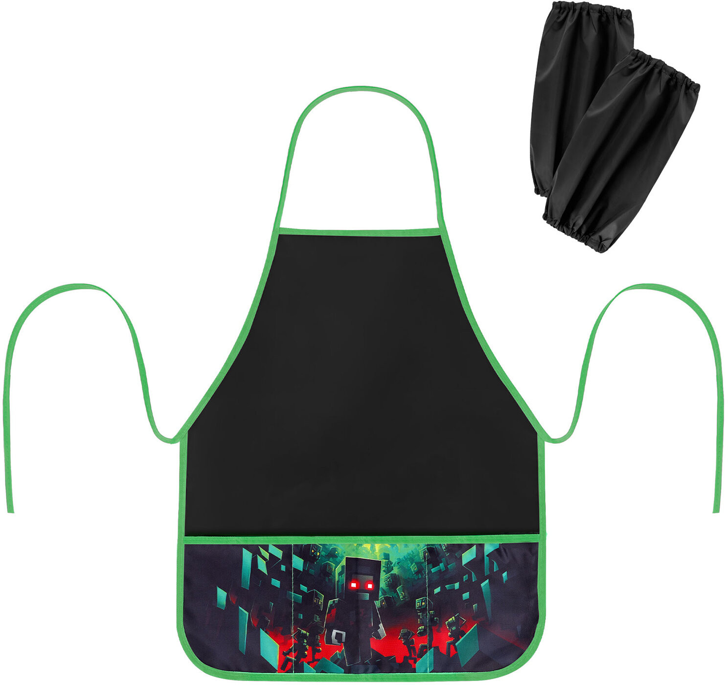 Фартук с нарукавниками «Night warrior» | Cover | Brauberg