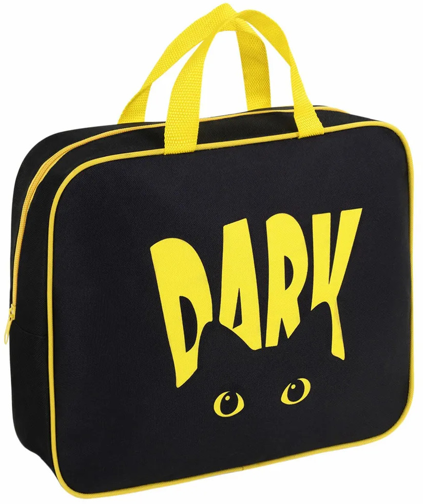 Папка на молнии с ручками «Dark cat» | Dark cat | Brauberg