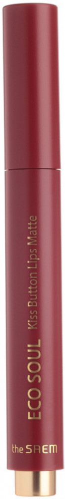 Помада для губ матовая «Kiss Button Lips Matte», тон 02 Chilling Red | The Saem