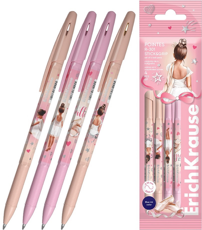 Набор шариковых ручек «R-301 Stick&Grip» | Sport DNA | Erich Krause