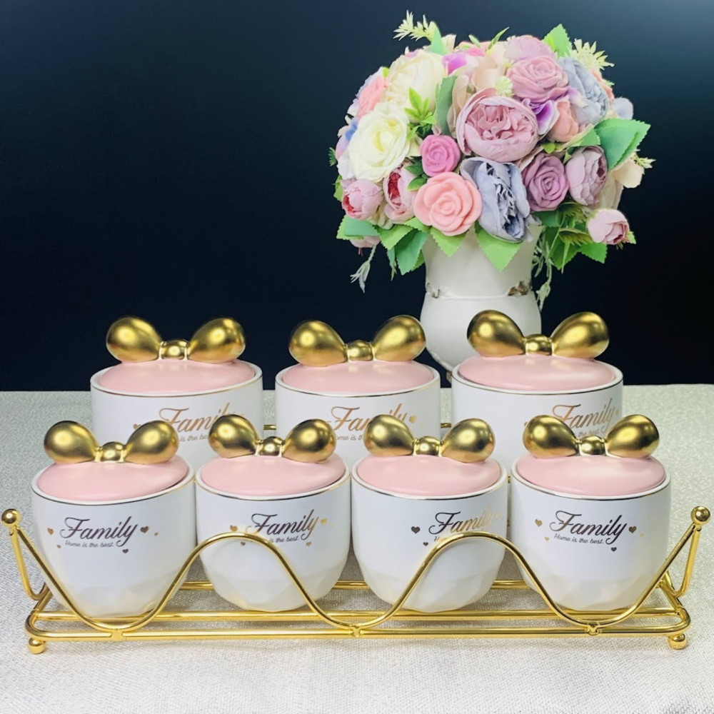 Набор банок на подставке | Lenardi