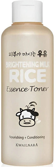 Тонер для лица осветляющий «Milk Rice Essence Toner» | Kwailnara | Welcos