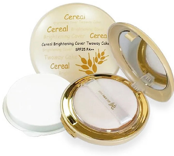 Пудра для лица «Cereal brightening cover» SPF 25, оттенок 13 | TWOWAY CAKE | Dr. Cellio