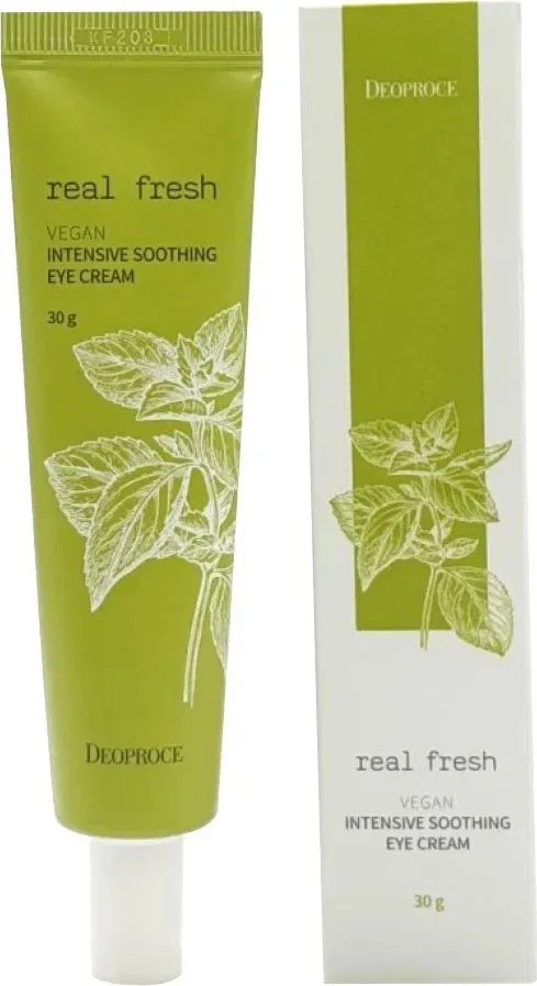 Крем для кожи вокруг глаз успокаивающий «Real fresh vegan intensive soothing eye cream» | Deoproce