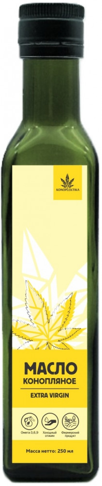 Масло конопляное «Extra Virgin» | Konoplektika