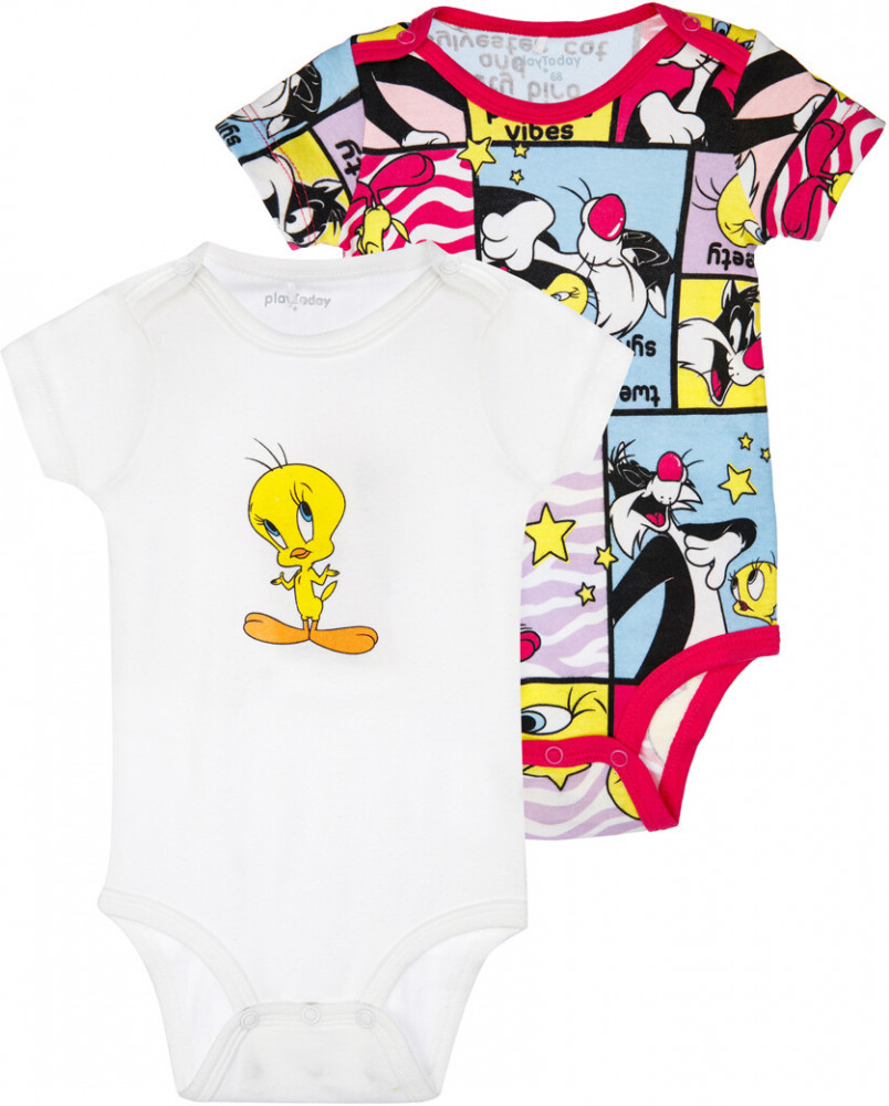 Комплект боди для девочек | Be positive | PlayToday