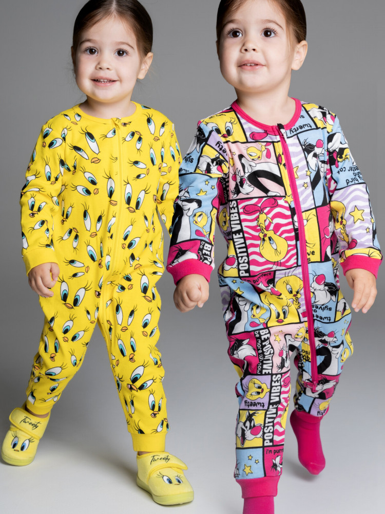 Комплект комбинезонов для девочек | Be positive | PlayToday