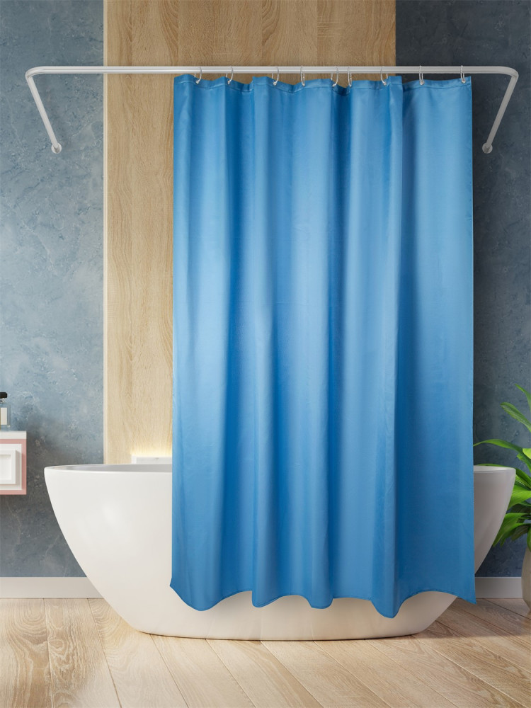 Штора для ванной «Голубая» | Еврогарант
