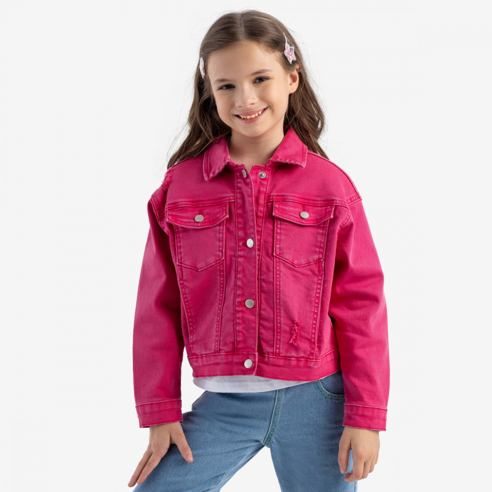 Куртка джинсовая для девочек | Kapika