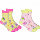 желтый/розовый