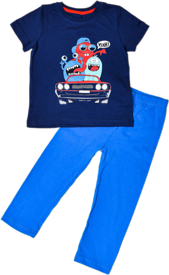 Пижама детская «Монстры» | Basic | UzCotton