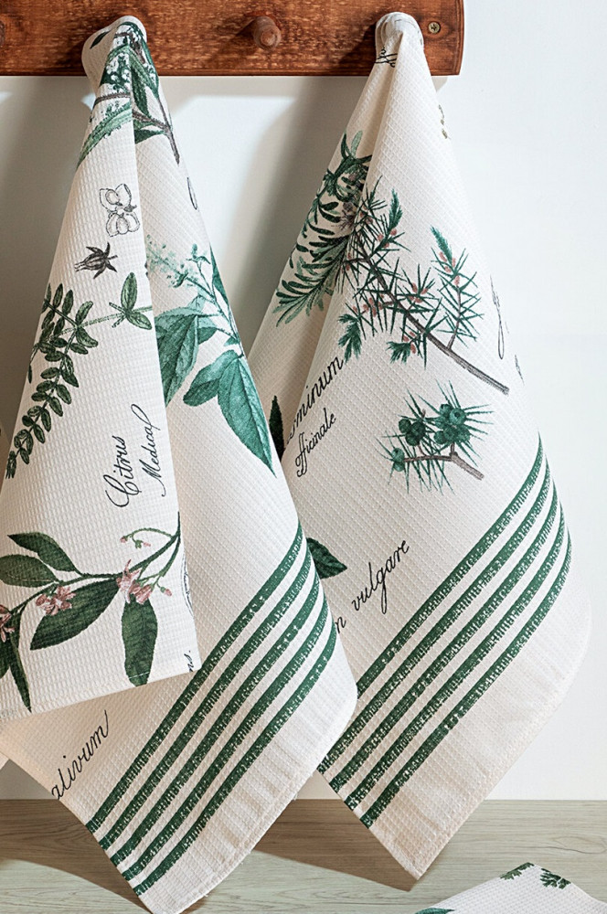 Комплект полотенец вафельных | Botanica | Унисон