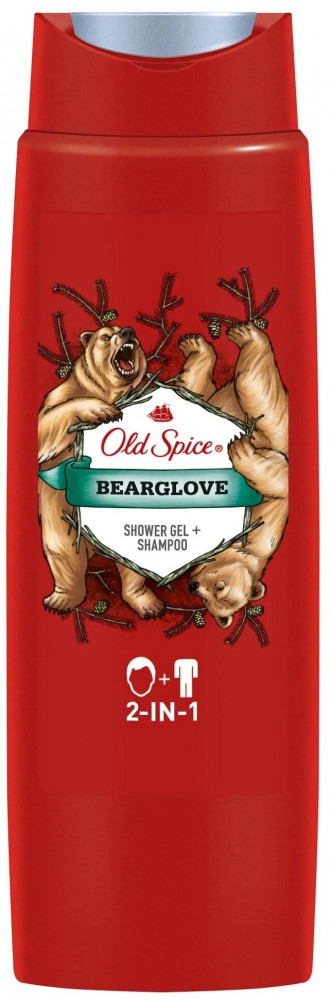 Шампунь-гель для душа 2 в 1 | Bearglove | Old Spice