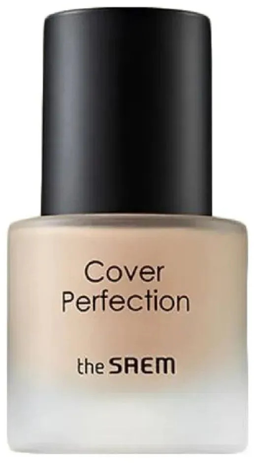 Основа для лица тональная «Cover Perfection Concealer Foundation» SPF50+ PA+++, тон 2.0 Rich Beige | The Saem