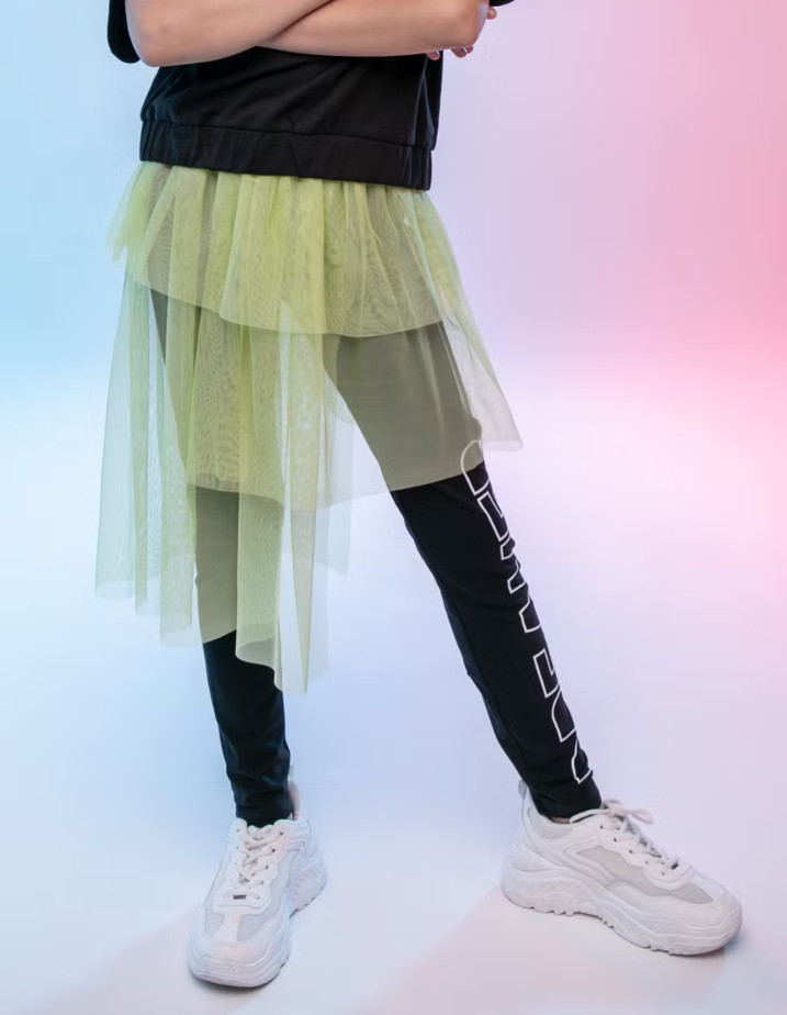 Легинсы с юбкой для девочек | Dreamer Junior | Coccodrillo