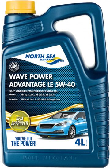 Моторное масло Wave Power Advantage LE 5W-40