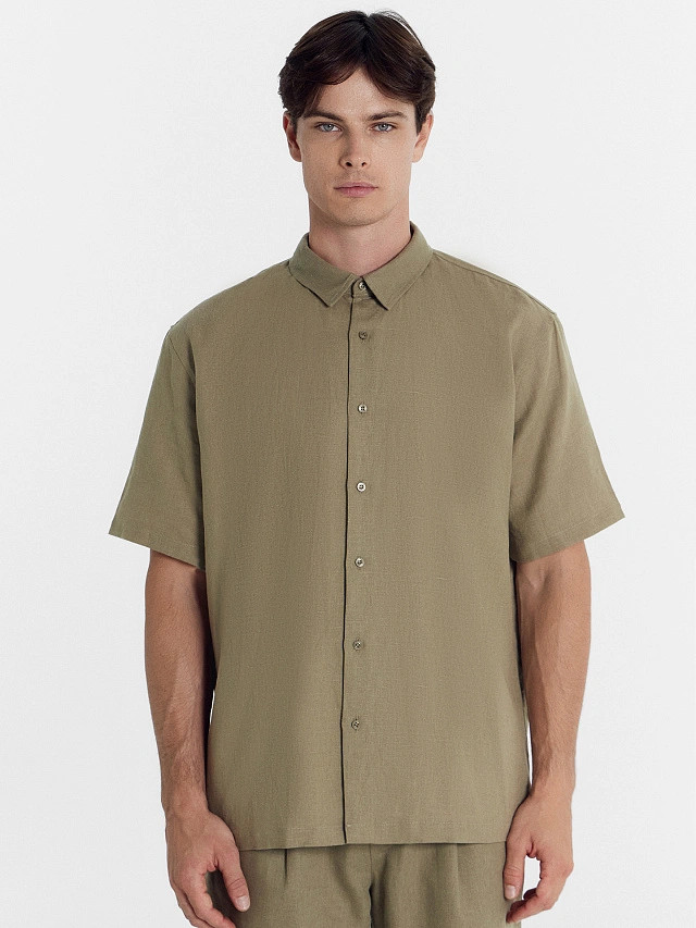 Рубашка мужская | Льняная коллекция | Mark Formelle