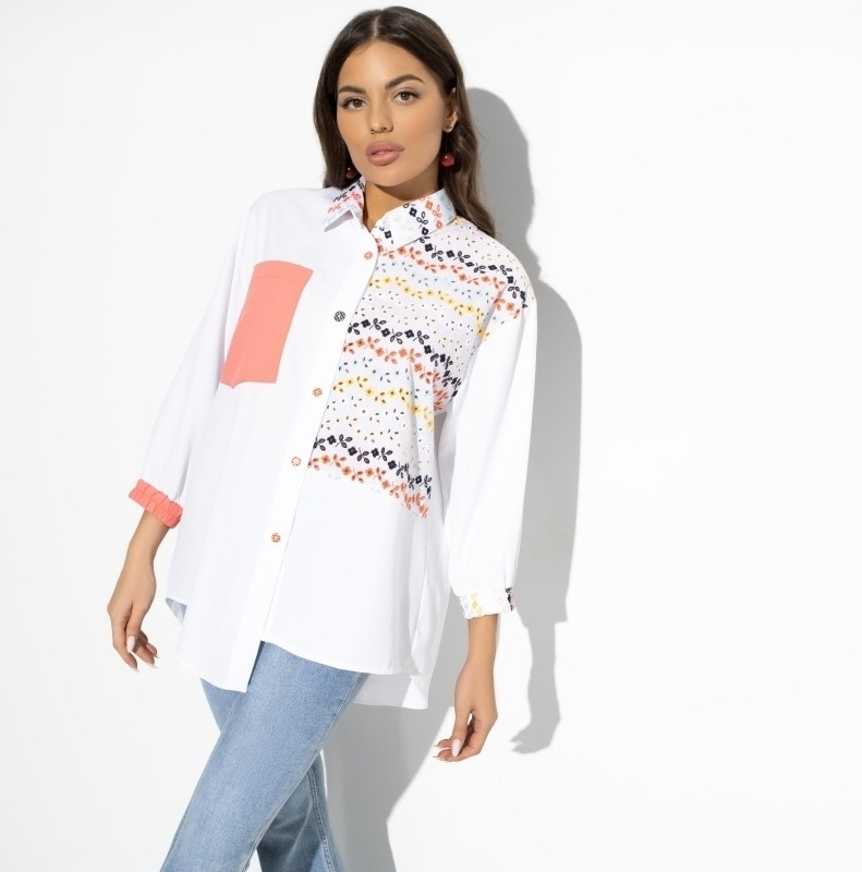 Рубашка женская «Жемчужина образа, lucky» | Charutti