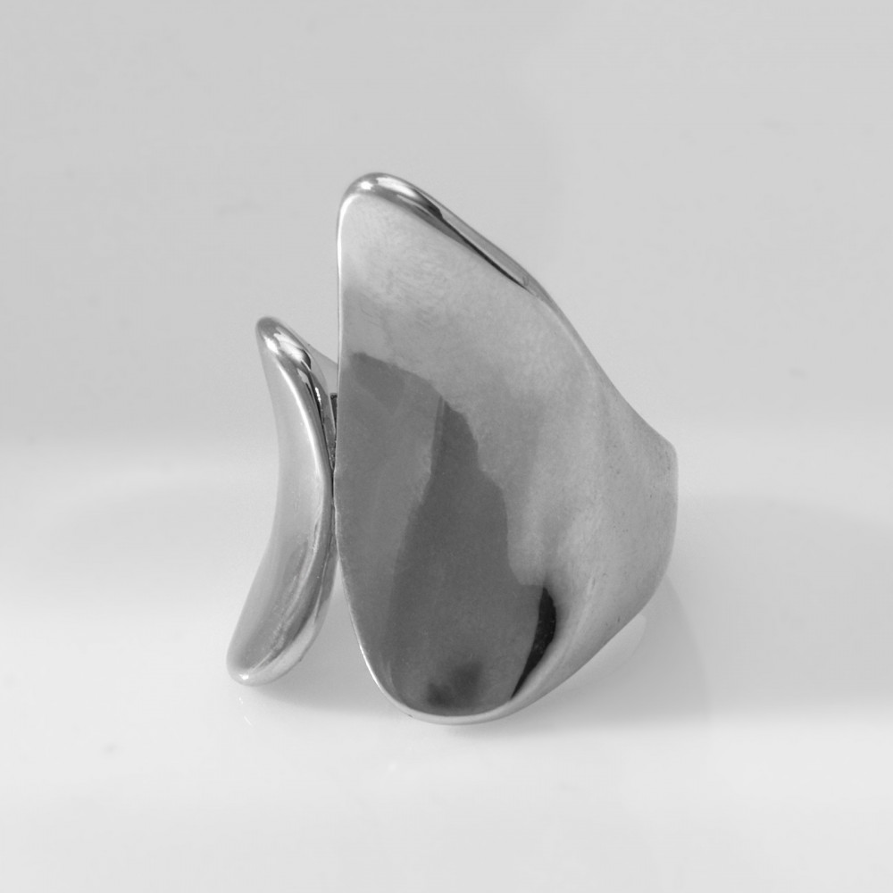 Кольцо женское «Два лепестка» | Тренд | Queen Fair