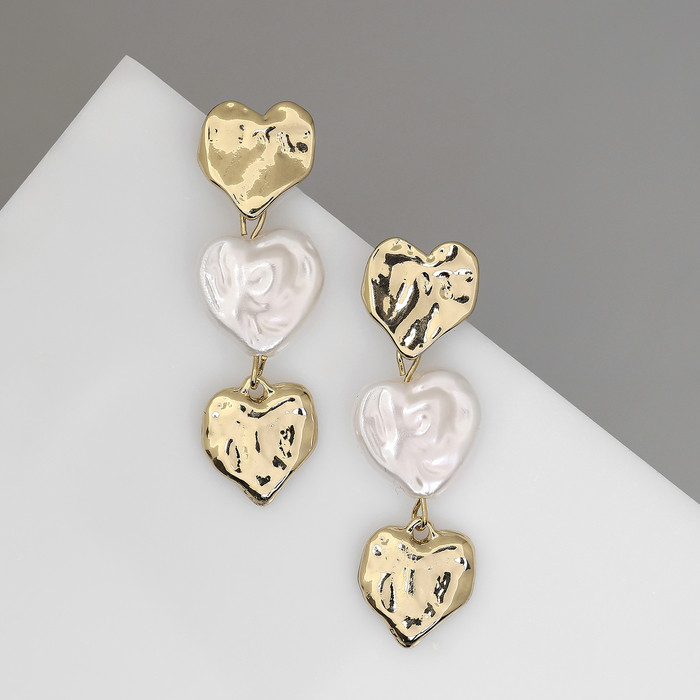 Серьги «Вершина сердца» | Сердца | Queen Fair