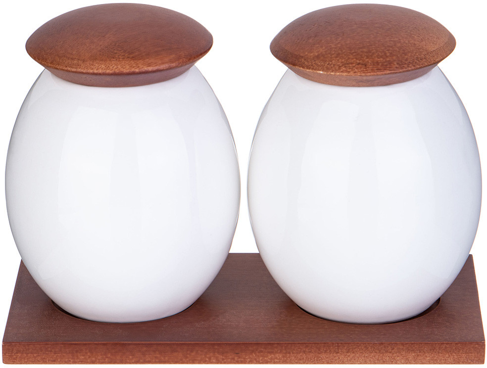 Набор банок для сыпучих продуктов на подставке «Native» | Native | Lefard