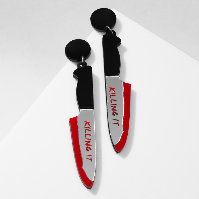 Серьги «Ножи» | Хэллоуин | Queen Fair