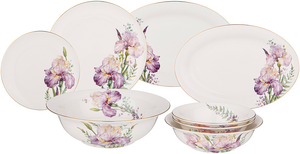 Набор обеденной посуды «Irises» | Iris | Lefard