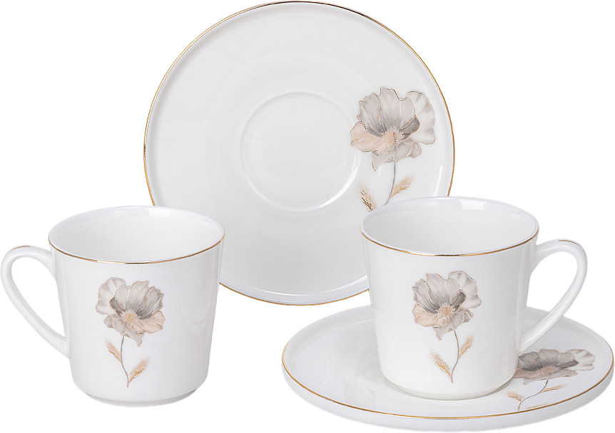 Набор кофейный «Золотой цветок» | Inspiration | Lefard