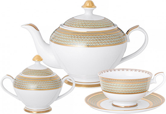 Сервиз чайный «Золотая сетка»