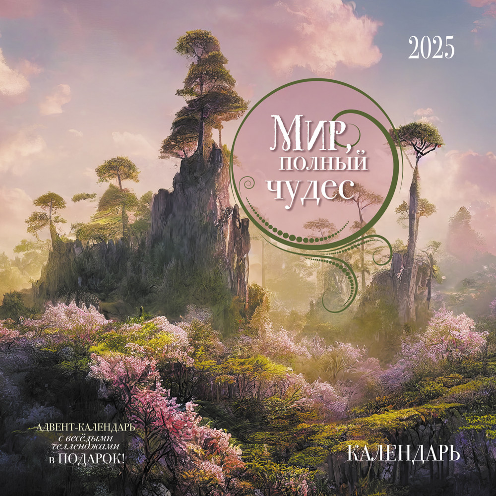 Календарь-органайзер на 2025 год «Мир, полный чудес» | Календарь-органайзер