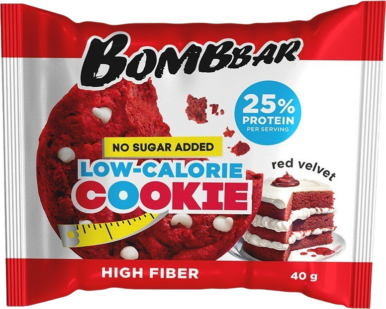 Печенье неглазированное «Красный бархат» | Bombbar