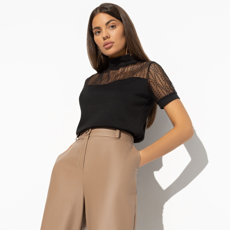 Водолазка С тобой вдвоём (black) | Charutti