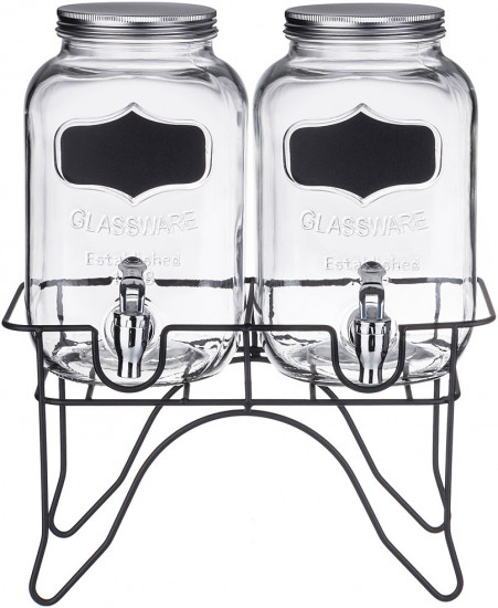 Набор диспенсеров для напитков на подставке