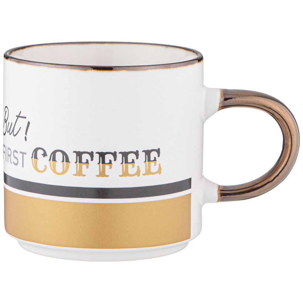 Кружка «But first coffee» | Lefard