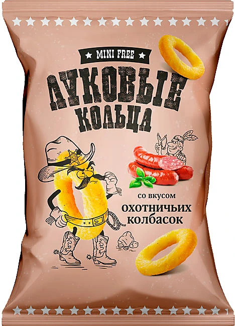 Кольца луковые «Охотничьи колбаски» | MiniFree