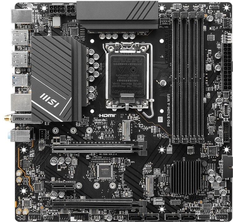 Материнская плата PRO B760M-A WIFI | MSI