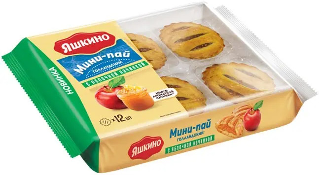 Печенье с яблочной начинкой «Мини-пай голландский» | Яшкино