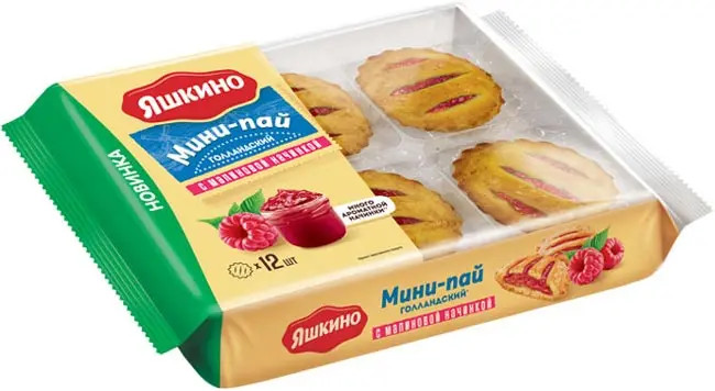 Печенье с малиновой начинкой «Мини-пай голландский» | Яшкино