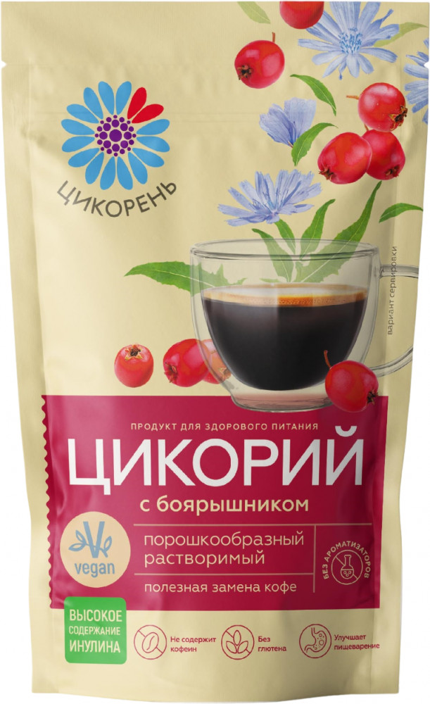 Цикорий растворимый с экстрактом боярышника | Цикорень