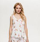 приглушенно-белый набивной