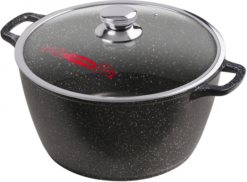 Кастрюля с крышкой | Гранит | Горница