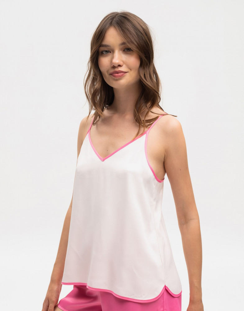 Топ пижамный женский | Кружевной акцент | Milavitsa