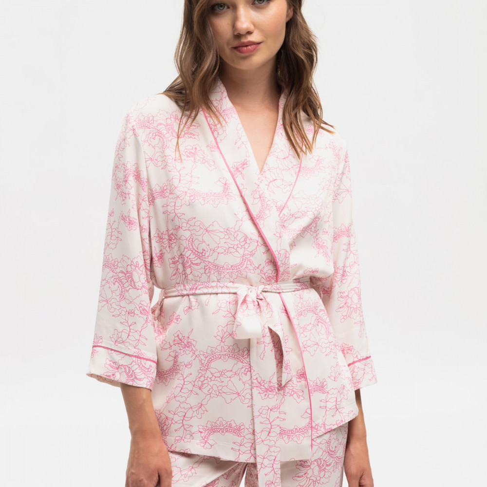 Рубашка пижамная женская | Кружевной акцент | Milavitsa