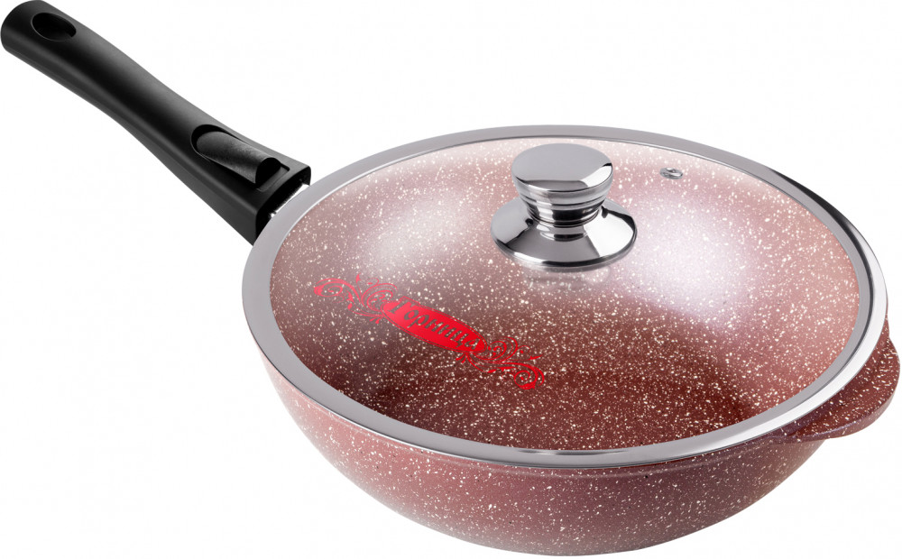 Сотейник литой со съемной ручкой и крышкой | Горница